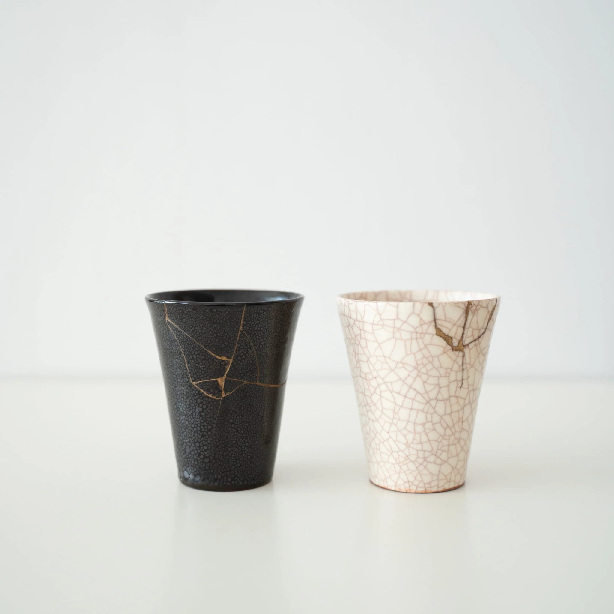 Kintsugi Cup "Vermilion Crackle" 01 with a Paulownia Wood Box - Image 4